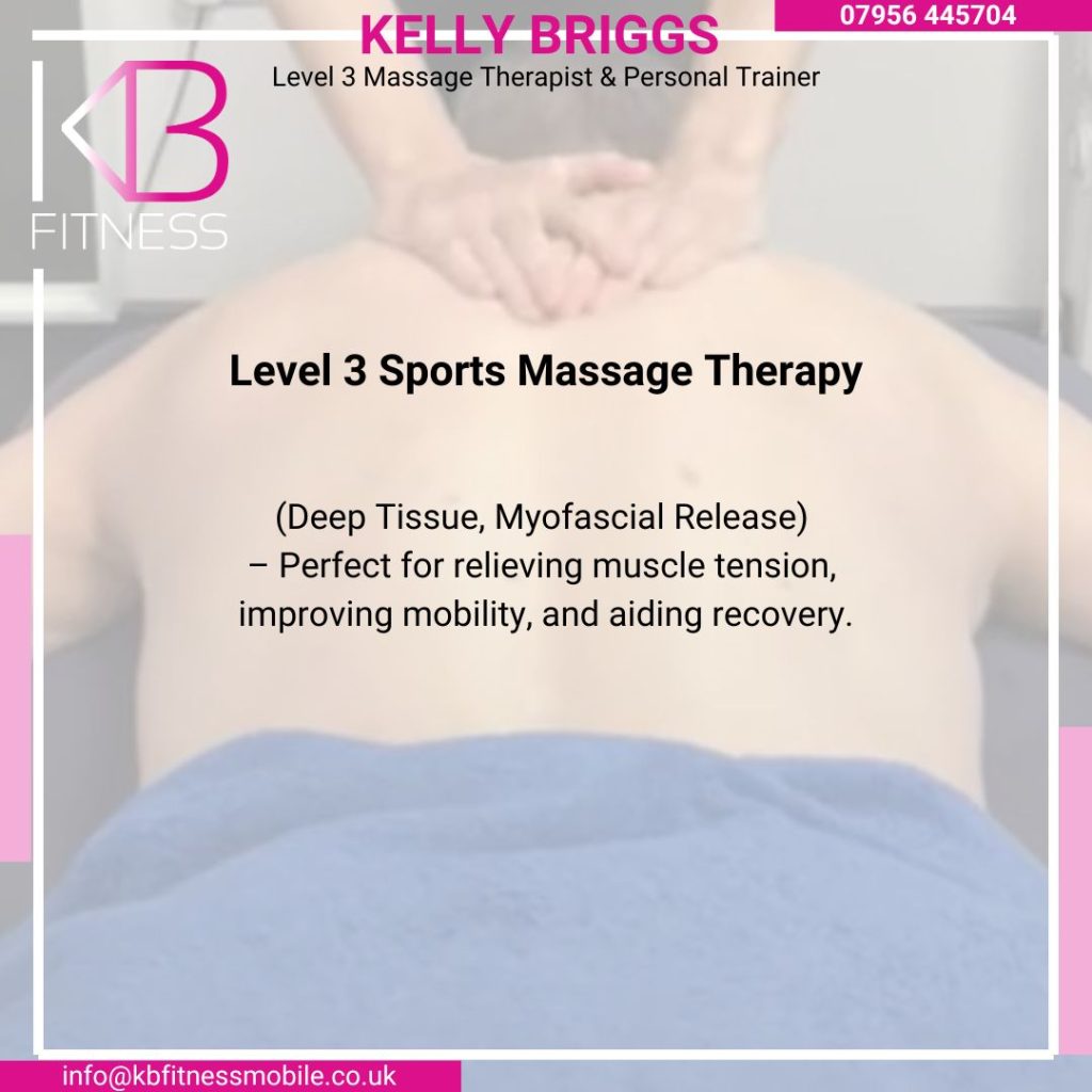 KB Fitness Mobile Level 3 Sports Massage Therapy Benefits
