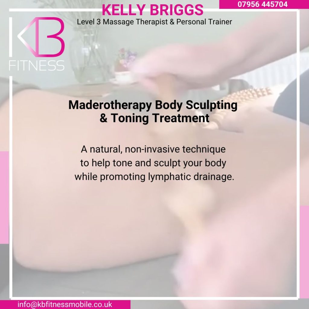 KB Fitness Mobile Maderotherapy Body Sculpting & Toning Treatment Benefits