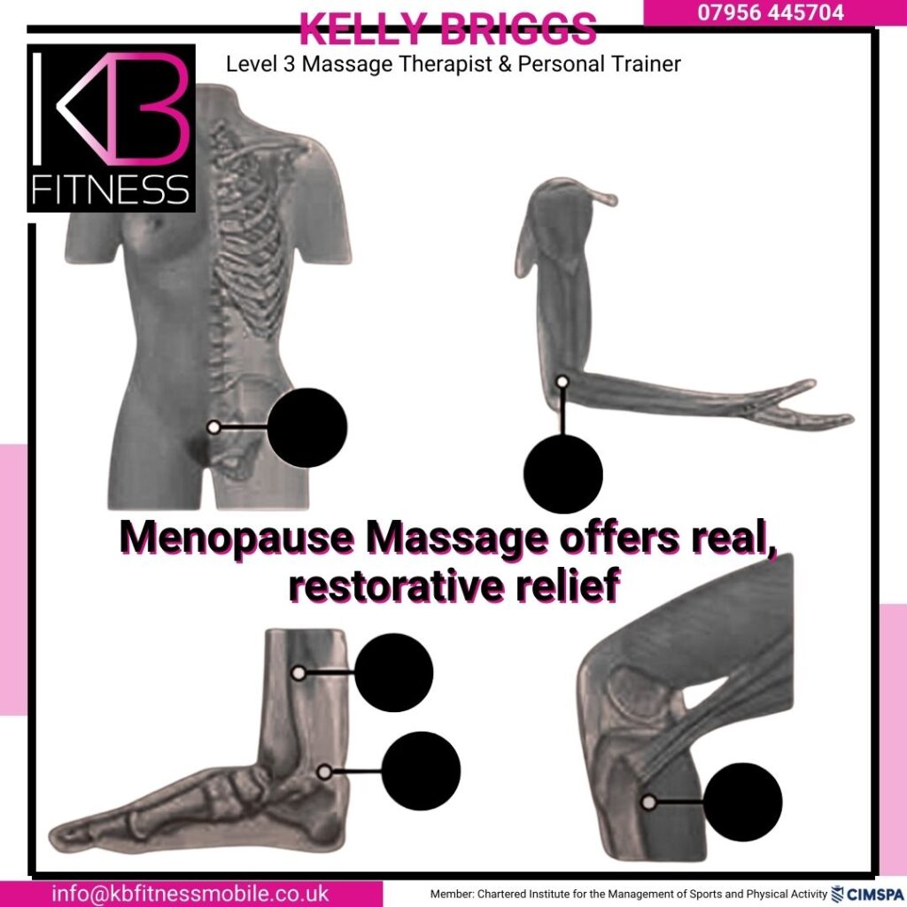Menopause massage therapy for relaxation and symptom relief